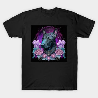 Black Bull Terrier T-Shirt